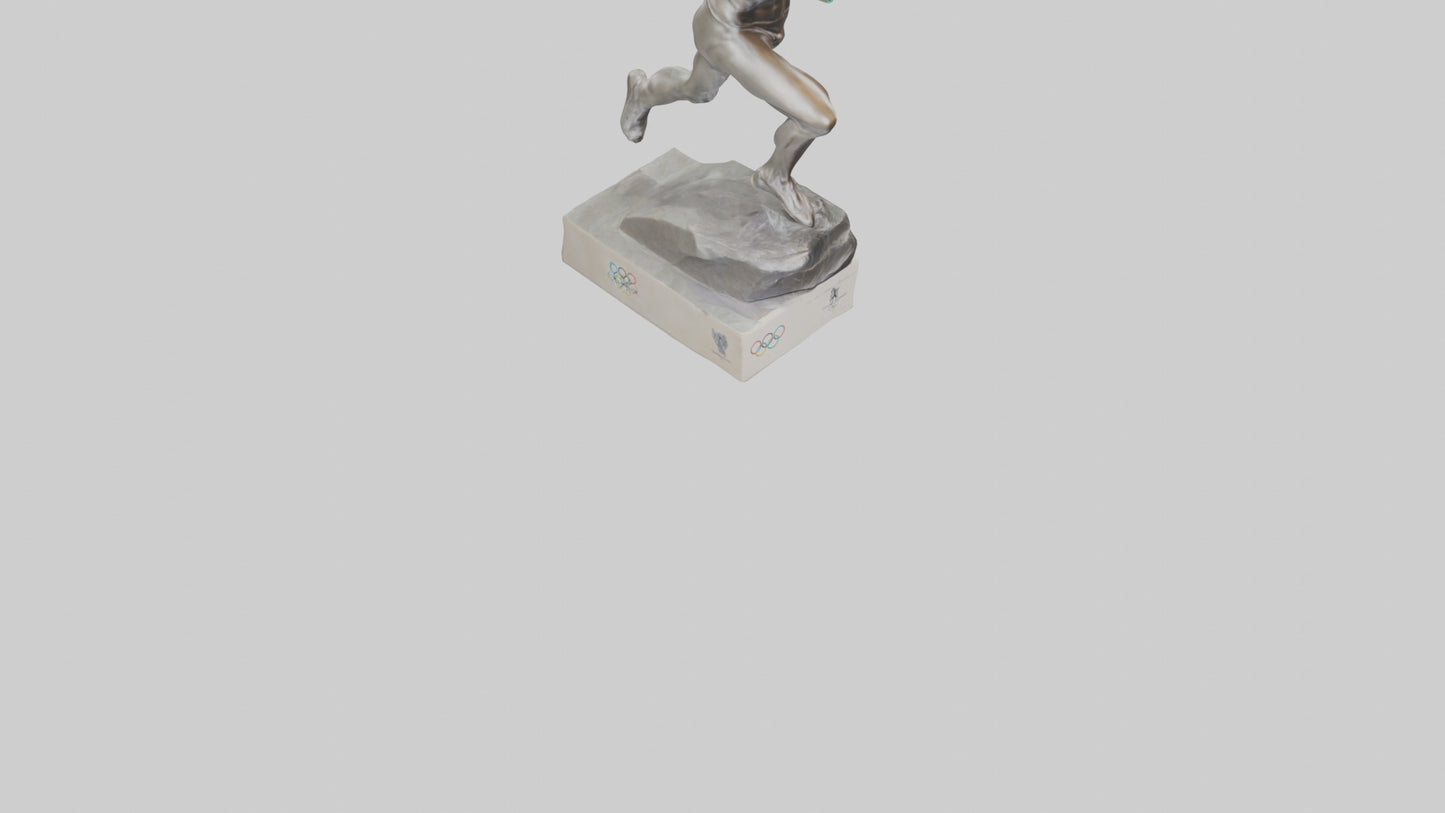 Olympic Athlete statue model 3D model