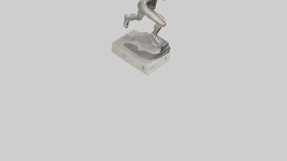Olympic Athlete statue model 3D model