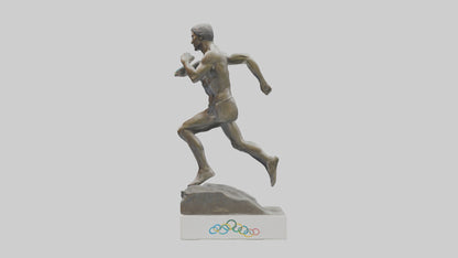Olympic Athlete statue model 3D model