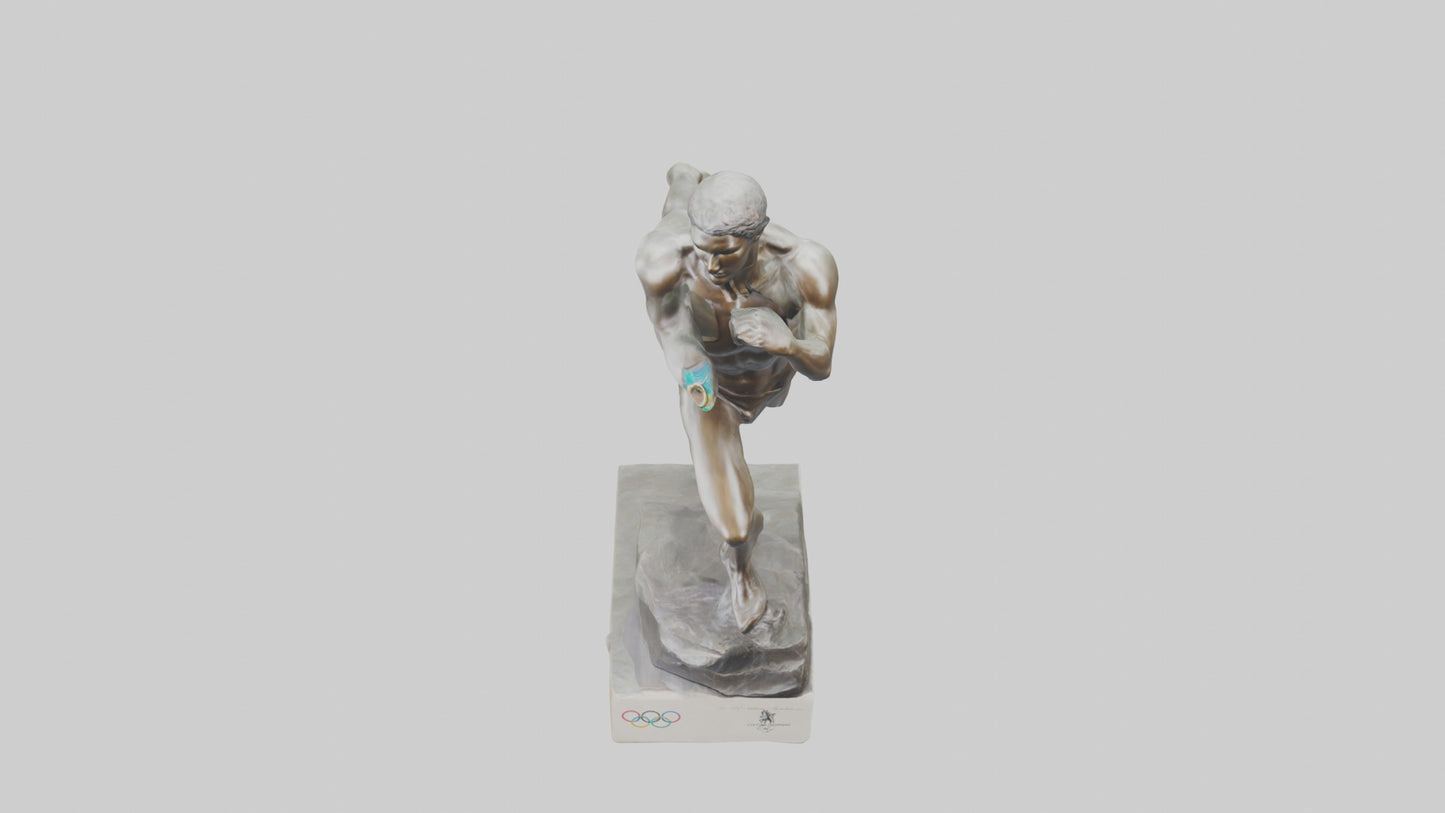 Olympic Athlete statue model 3D model