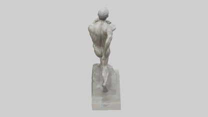 Olympic Athlete statue model 3D model