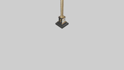 Olympic Torch statue model 3D model