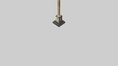 Olympic Torch statue model 3D model