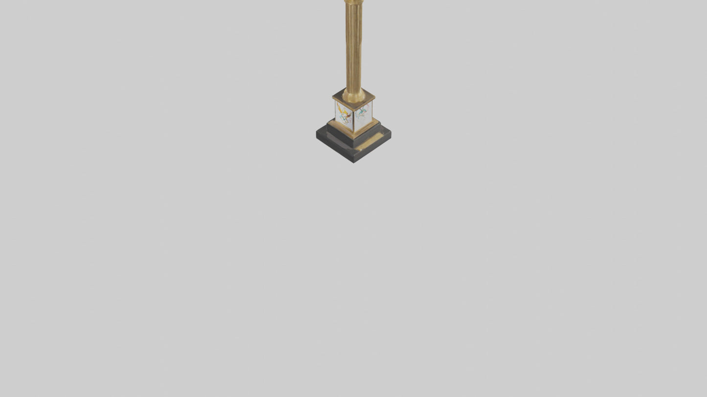 Olympic Torch statue model 3D model