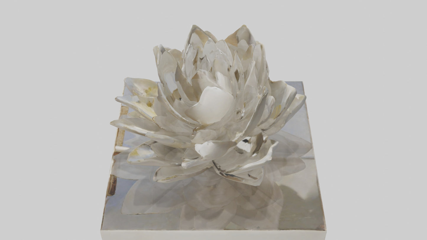 Open Bloom Sculpture model 3D model