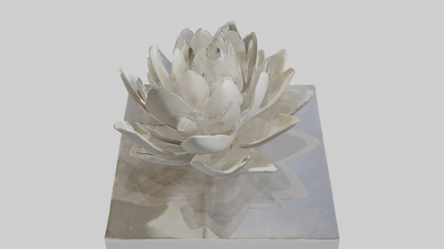 Open Bloom Sculpture model 3D model