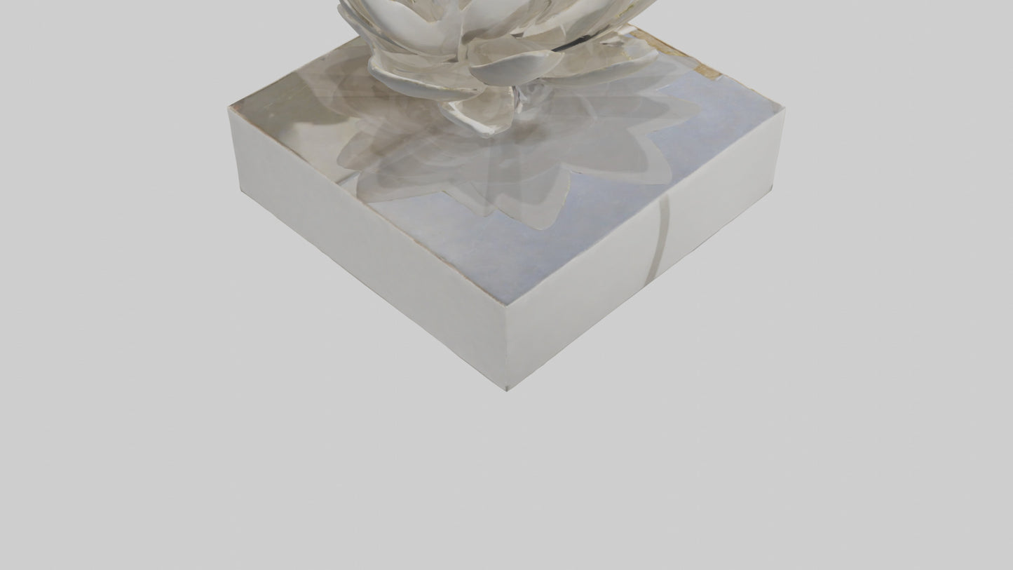 Open Bloom Sculpture model 3D model
