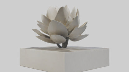 Open Bloom Sculpture model 3D model
