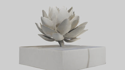 Open Bloom Sculpture model 3D model