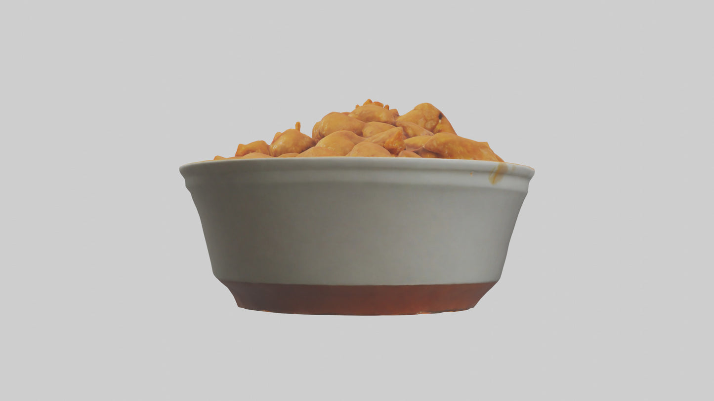 Orange chicken model 3D model