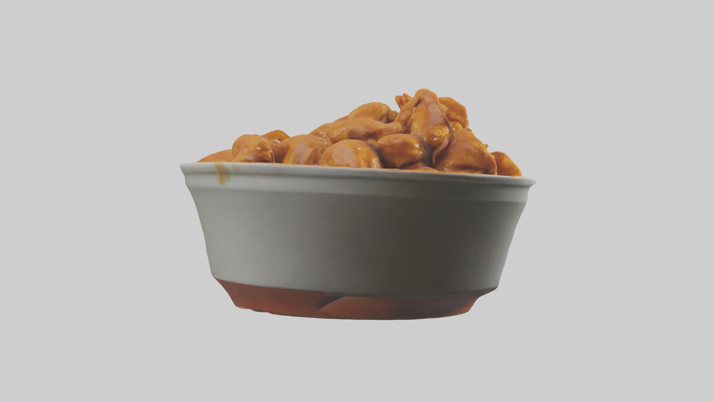 Orange chicken model 3D model