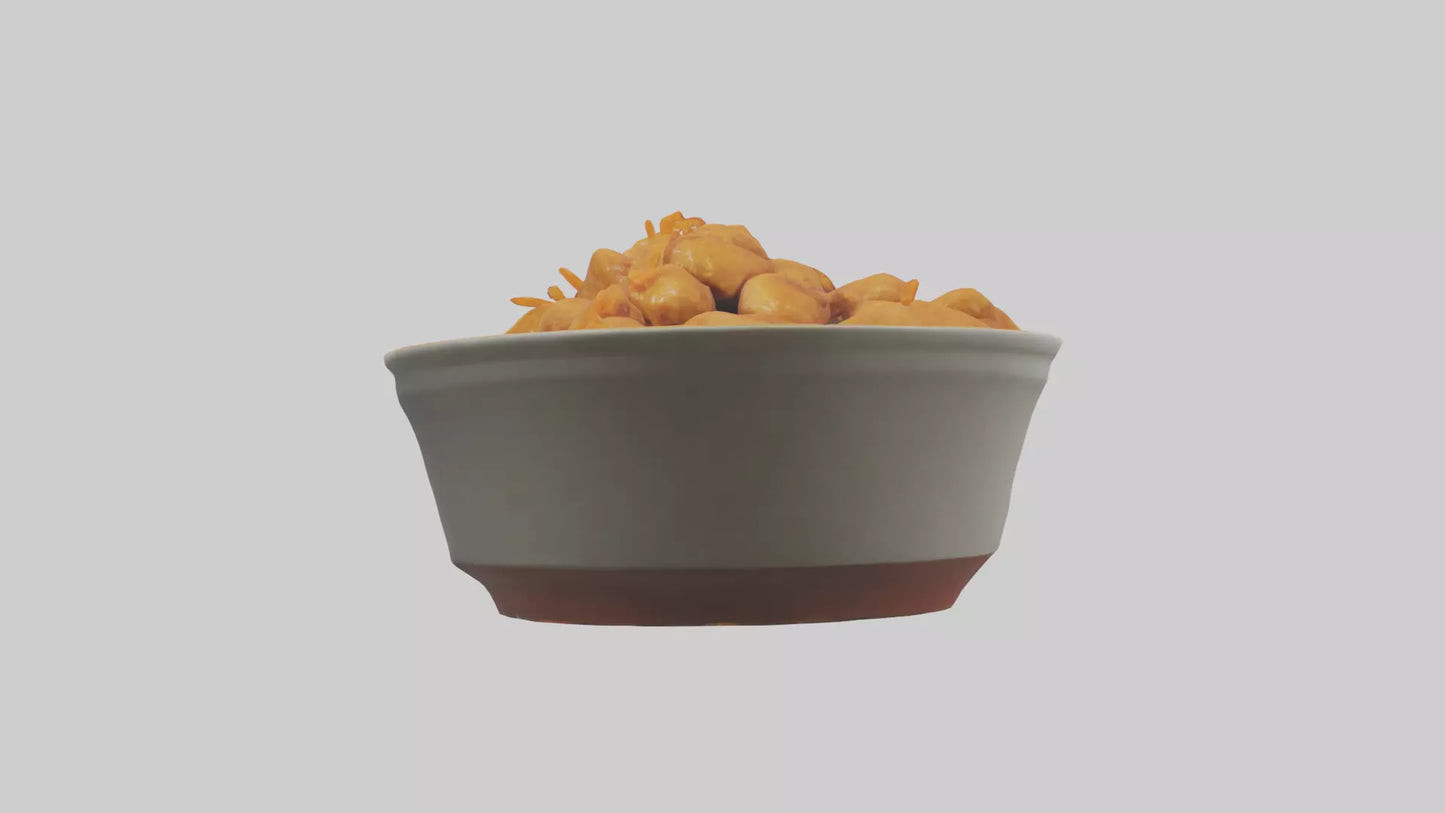 Orange chicken model 3D model