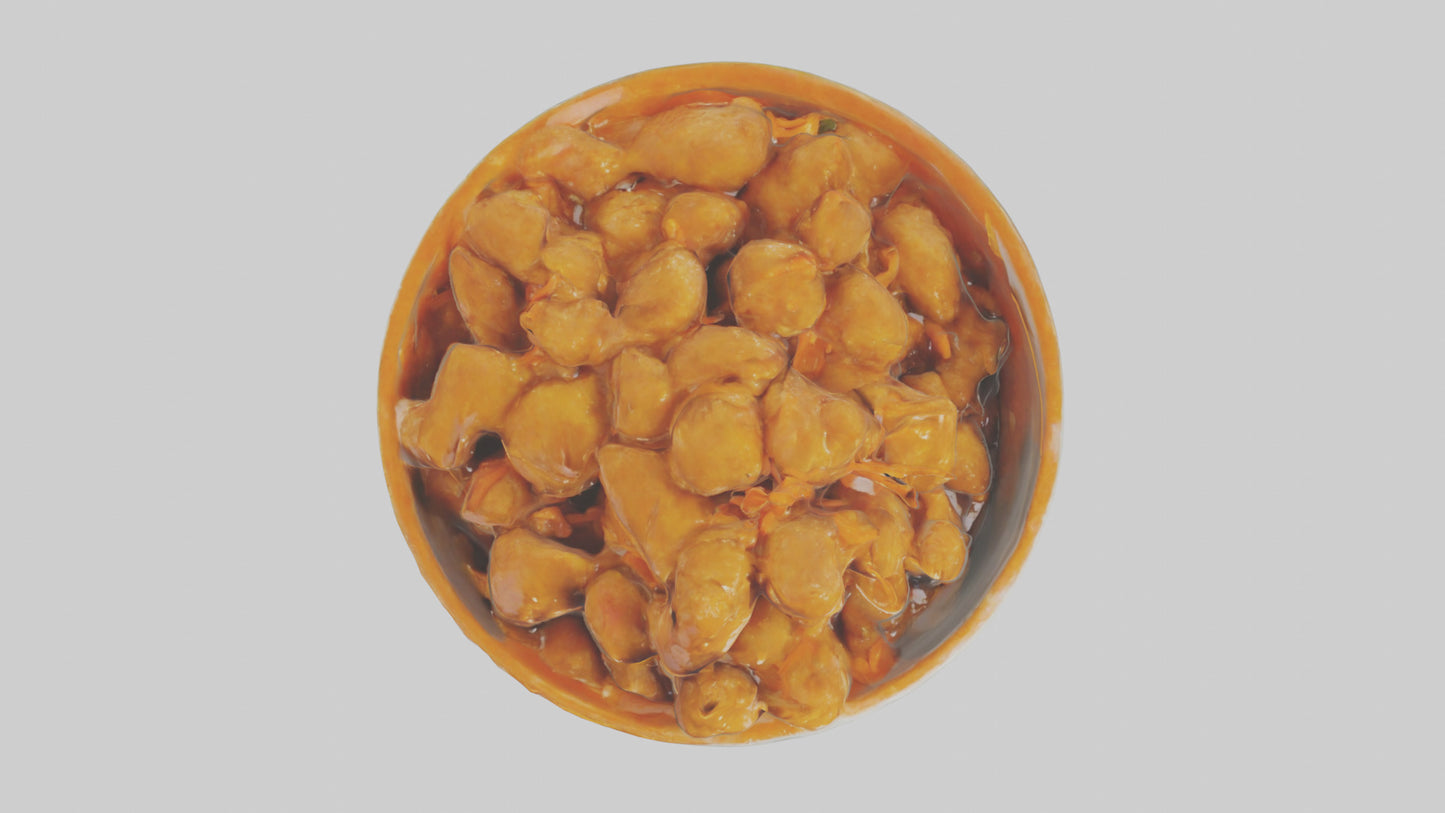 Orange chicken model 3D model