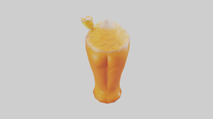 Orange cream soda model 3D model