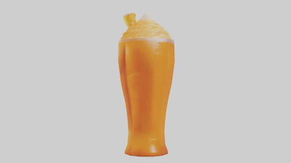 Orange cream soda model 3D model