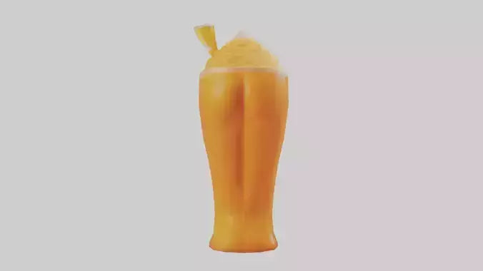 Orange cream soda model 3D model