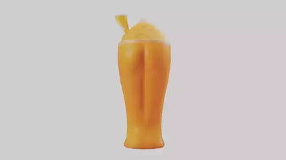 Orange cream soda model 3D model