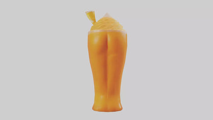Orange cream soda model 3D model