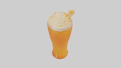 Orange cream soda model 3D model