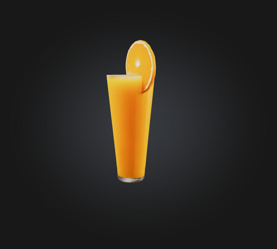 3D model Orange Juice 2 VR / AR / low-poly