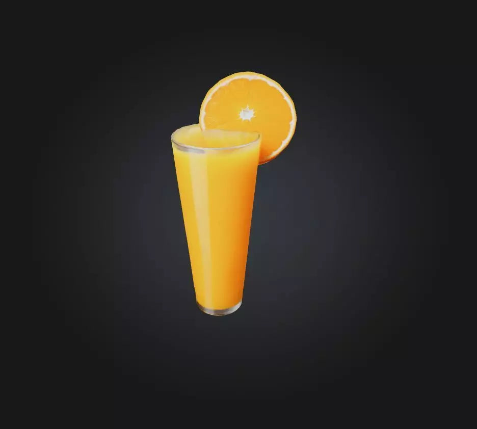 3D model Orange Juice 2 VR / AR / low-poly