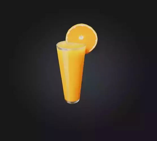 3D model Orange Juice 2 VR / AR / low-poly