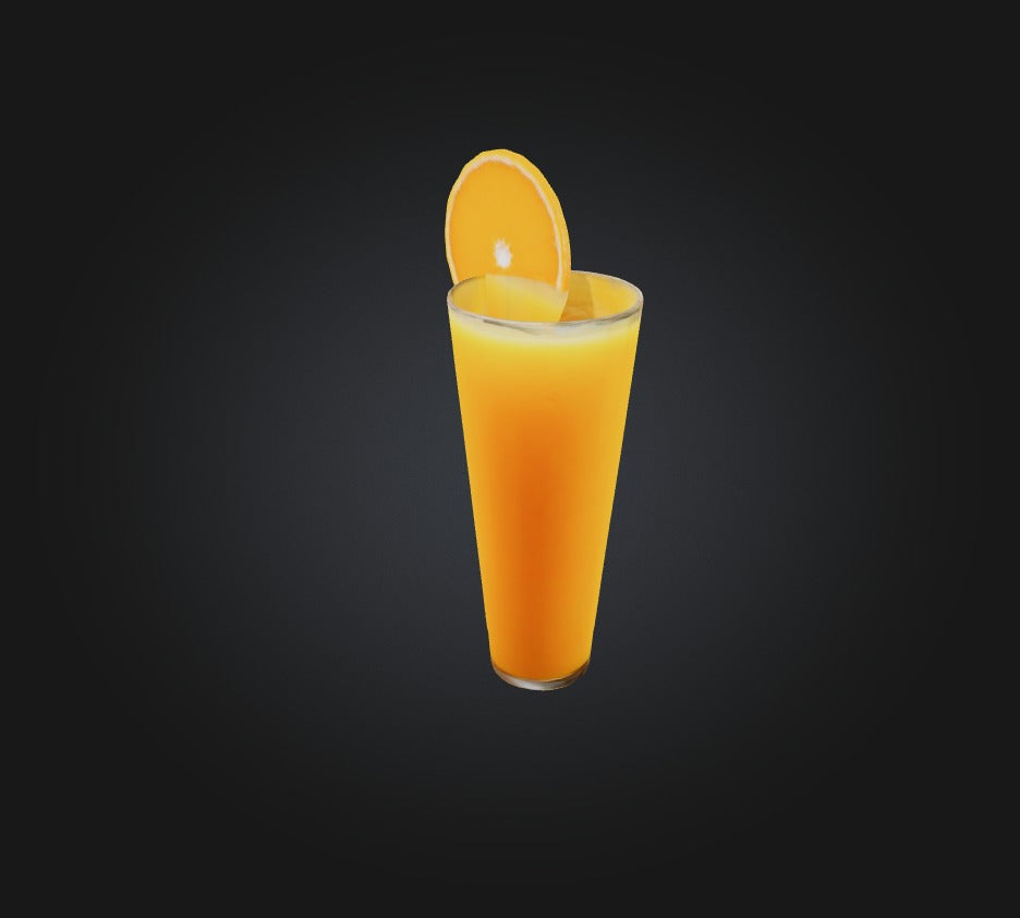 3D model Orange Juice 2 VR / AR / low-poly