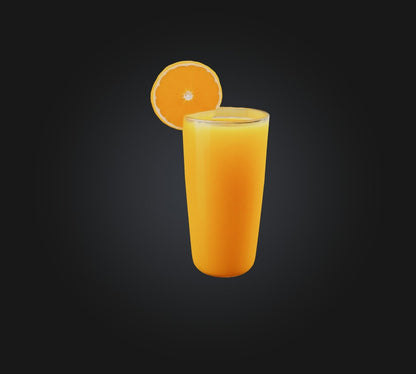 3D model Orange Juice VR / AR / low-poly