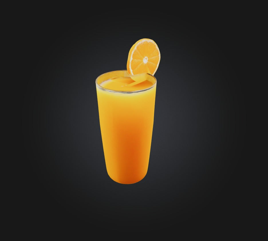 3D model Orange Juice VR / AR / low-poly
