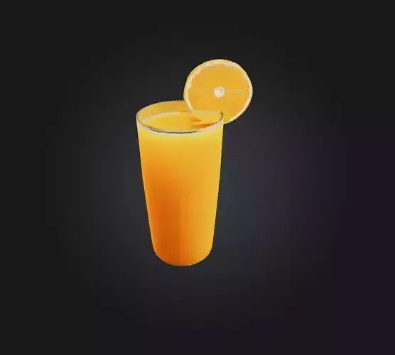 3D model Orange Juice VR / AR / low-poly