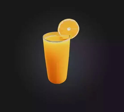 3D model Orange Juice VR / AR / low-poly