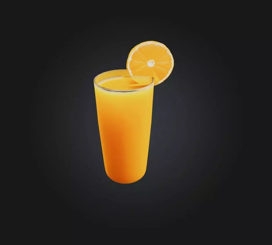 3D model Orange Juice VR / AR / low-poly