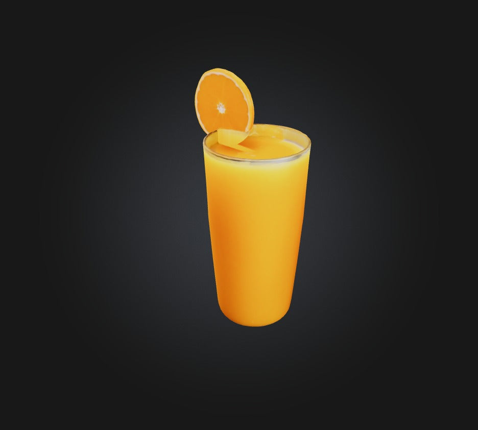 3D model Orange Juice VR / AR / low-poly