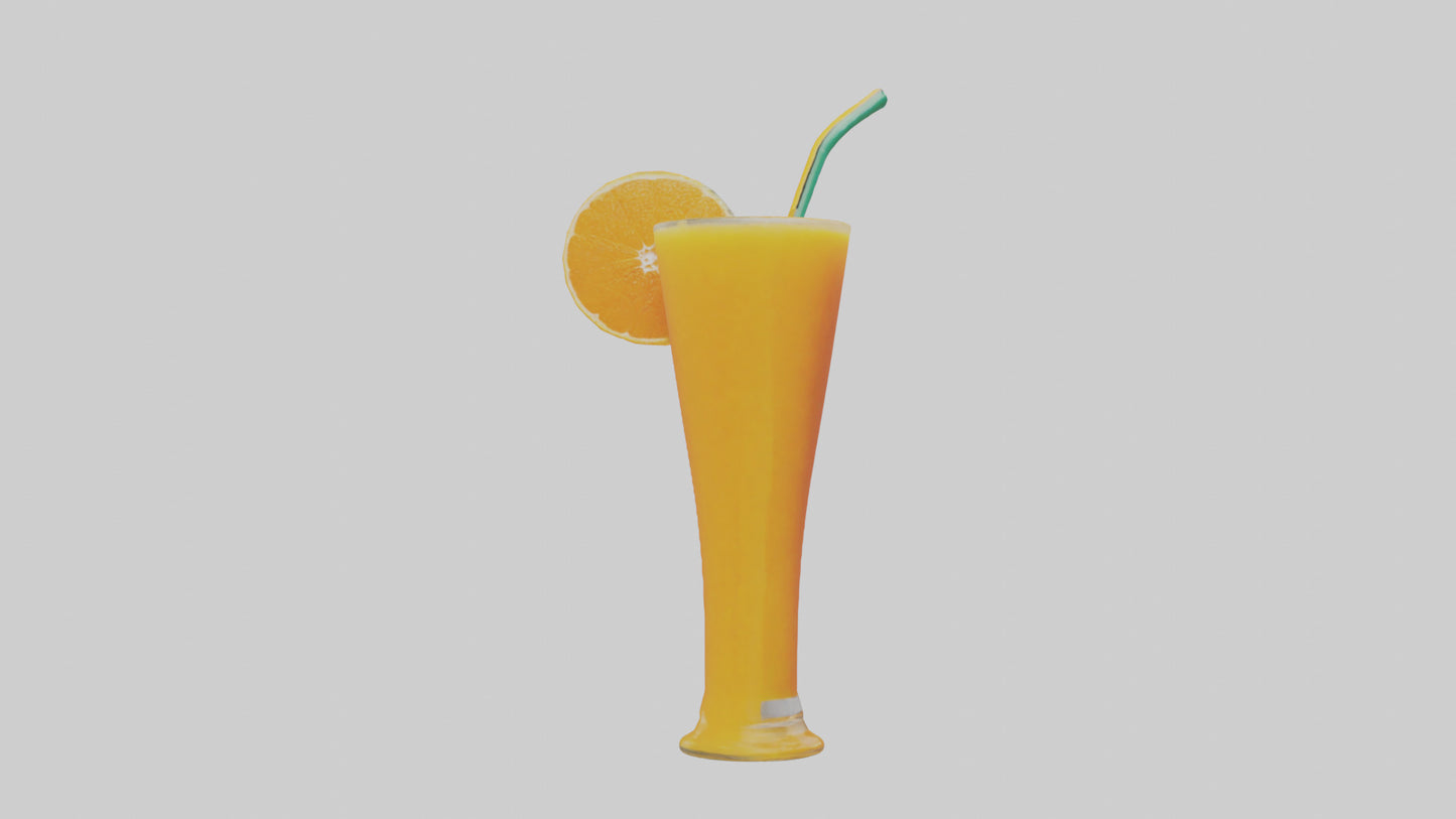 Orange juice model 3D model