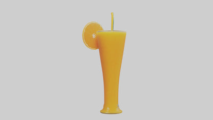 Orange juice model 3D model