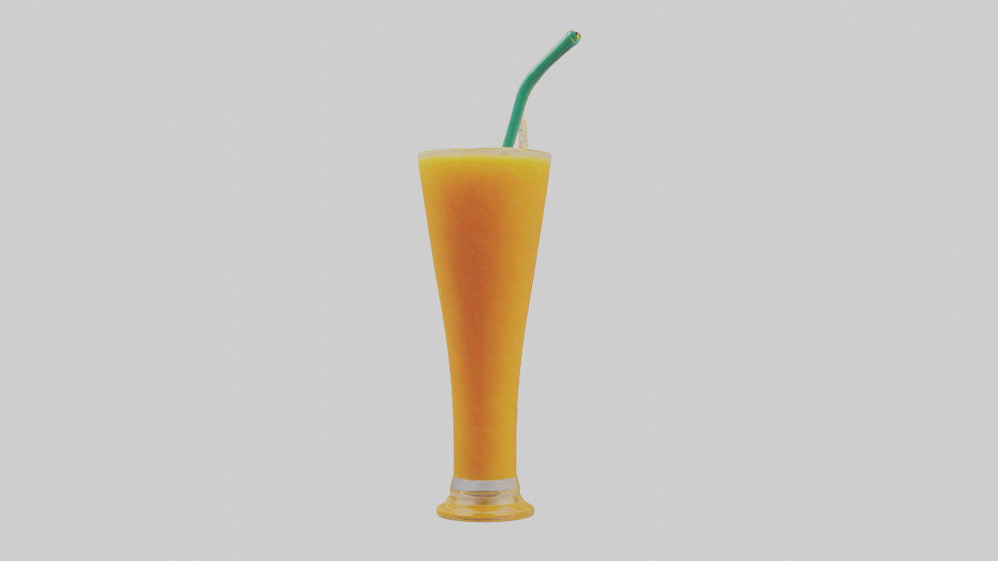 Orange juice model 3D model