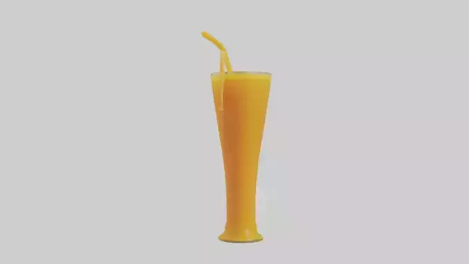 Orange juice model 3D model