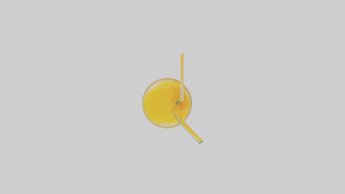 Orange juice model 3D model