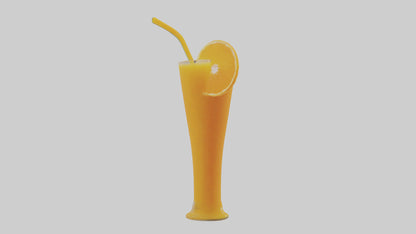 Orange juice model 3D model