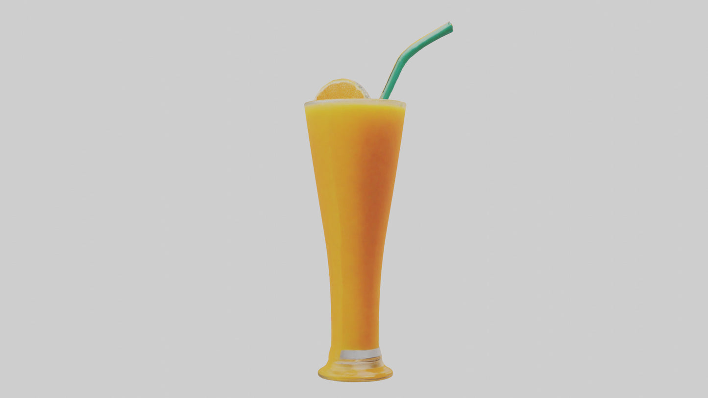 Orange juice model 3D model