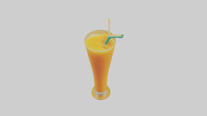 Orange juice model 3D model