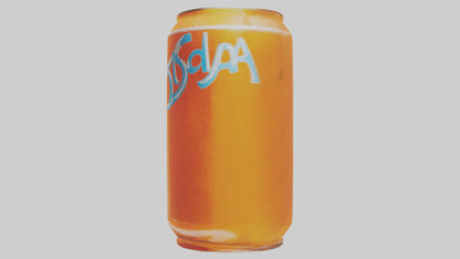 Orange soda model 3D model