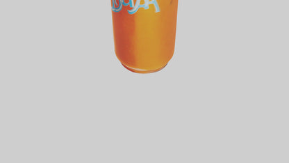 Orange soda model 3D model