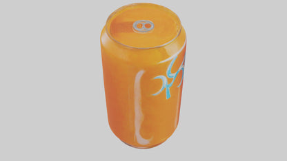 Orange soda model 3D model