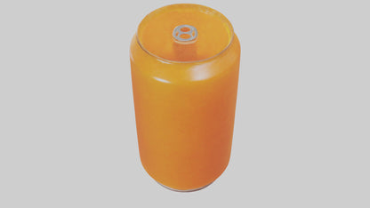 Orange soda model 3D model
