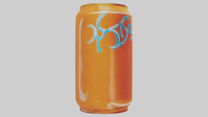 Orange soda model 3D model