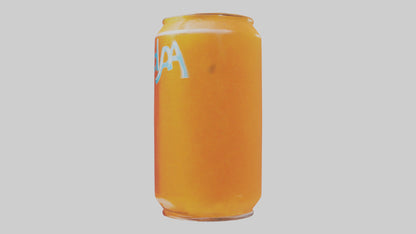 Orange soda model 3D model