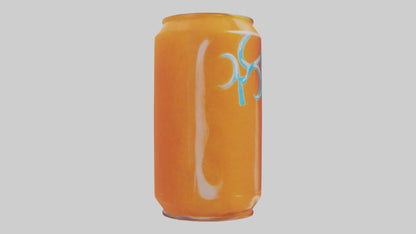 Orange soda model 3D model