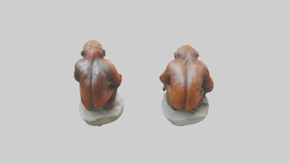 Orangutan statue model 3D model