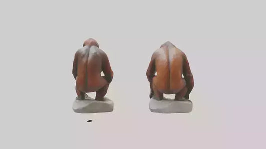 Orangutan statue model 3D model
